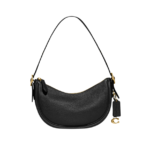 Coach Luna Shoulder Bag Leather Black