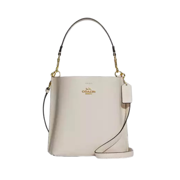 Coach Mollie Bucket Bag 22 Leather White