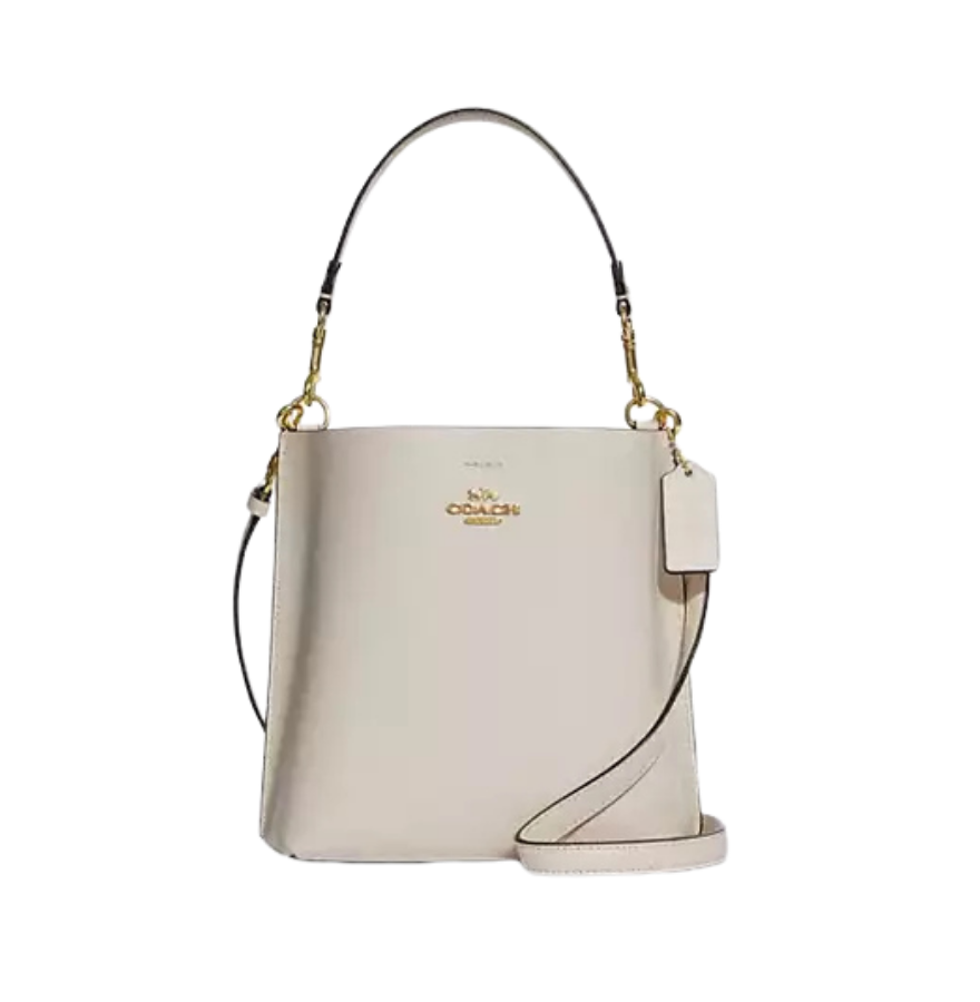 Coach Mollie Bucket Bag 22 Leather White