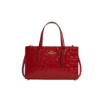 Coach Nina Small Tote Bag in Signature Leather Red