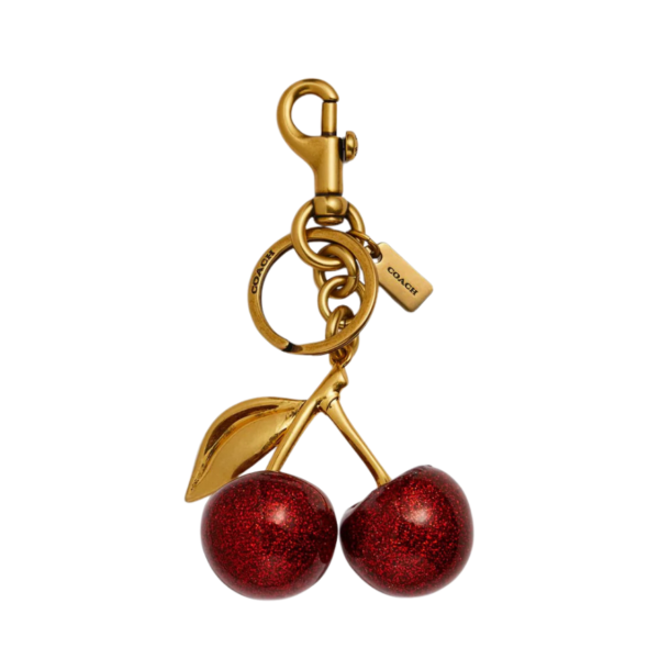 Cherry Bag Charm Apple Red