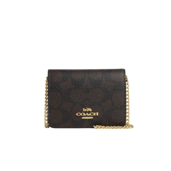 Coach Mini Wallet On A Chain