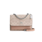 Coach Mini Klare Crossbody Bag In Signature Canvas Sand Taube