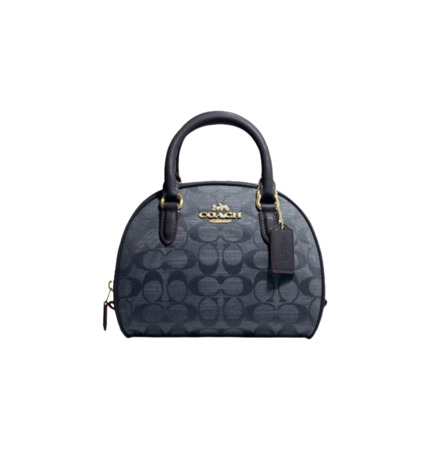 Coach Sydney Satchel In Signature Chambray Denim