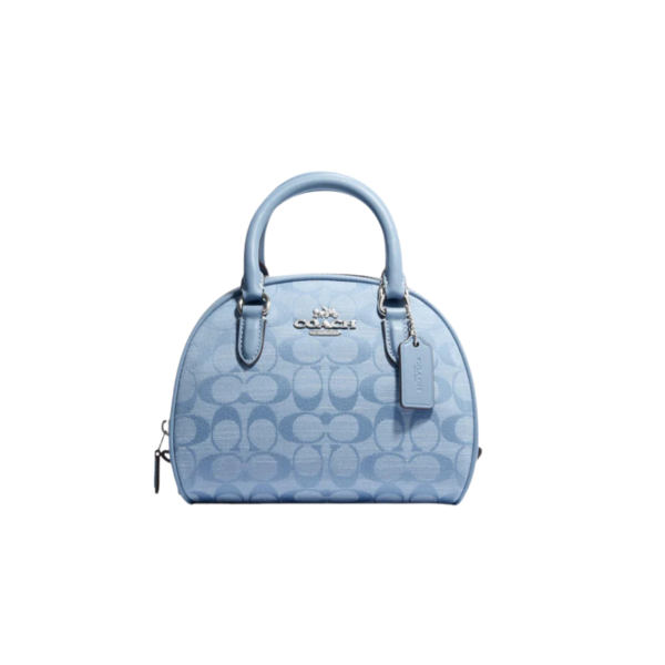 Coach Sydney Satchel In Signature Chambray