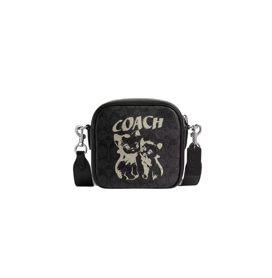 Coach Camera bag signature canvas