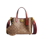 Coach Willow Tote Bag 18 In Signature Canvas