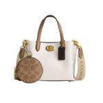 Coach Willow Tote Bag 18 Leather Chalk