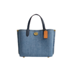 Coach Willow Tote Bag 24 In Denim