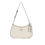 Guess Noelle Saffiano Shoulder Bag Beige