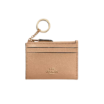 Coach Mini Skinny Id Case crossgrain leather/Gold/Taupe