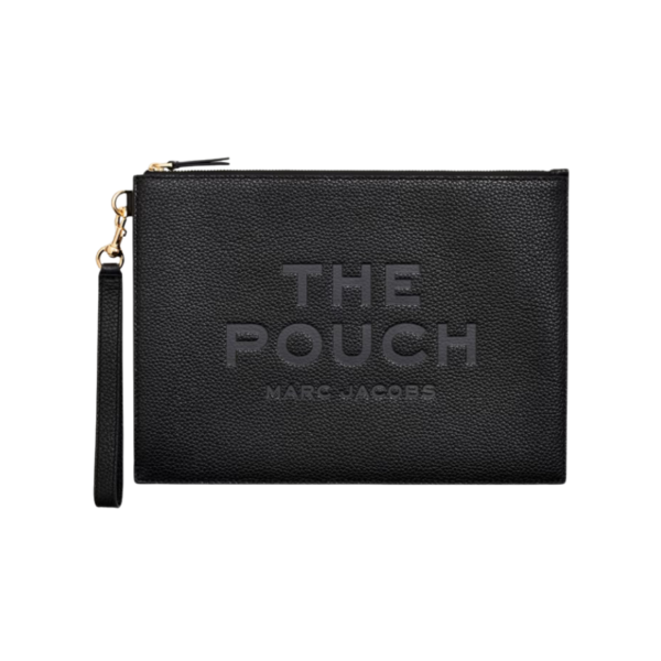 MARC JACOBS The Large Leather Pouch Black