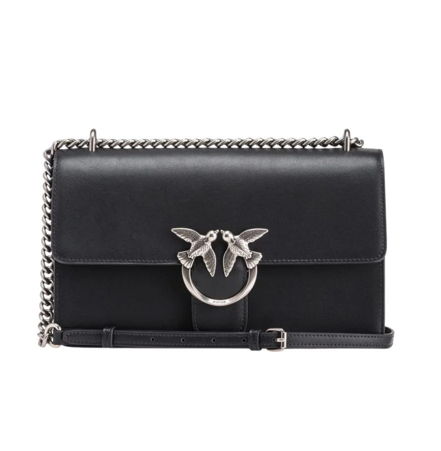 Classic Love Bag One Simply BLACK-ANTIQUE SILVER