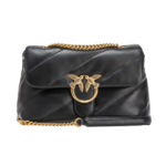 Classic Love Bag Puff Maxi Quilt BLACK-ANTIQUE GOLD