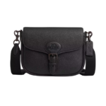 Coach Amelia Saddle Bag Leather Copper Black
