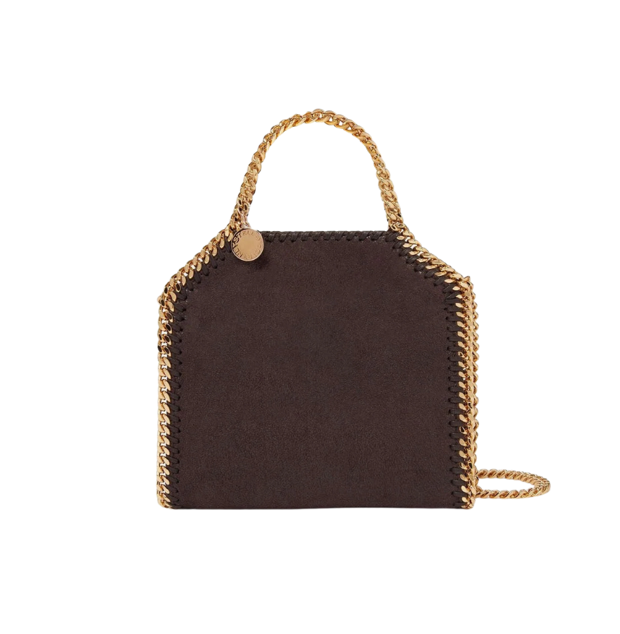 Stella McCartney Falabella Tiny Tote Bag Brown