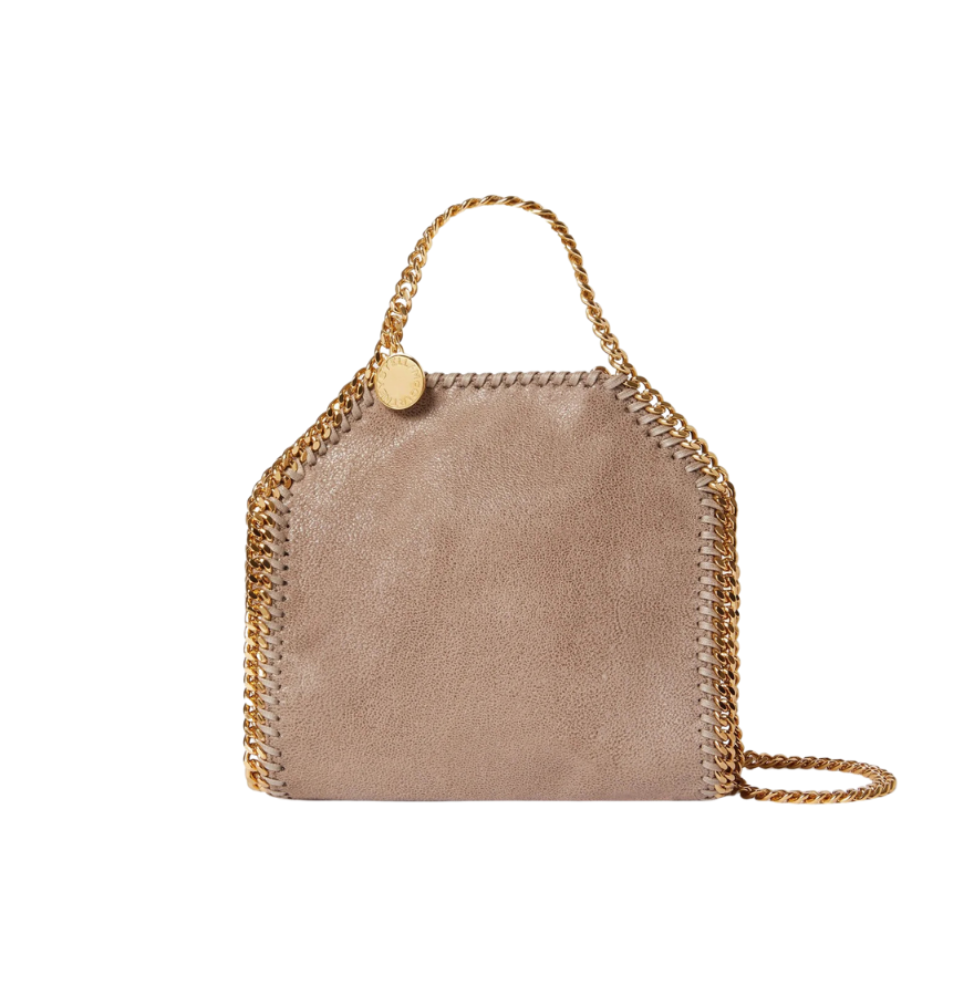 Stella McCartney Falabella Tiny Tote Bag Black Moss