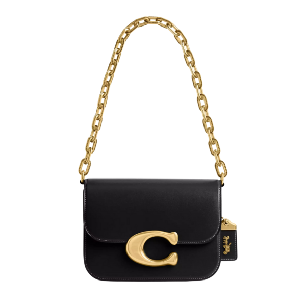 Coach Idol Leather Black