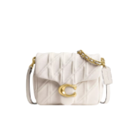 Coach Times Square Tabby Shoulder Bag With Quilting Chalk