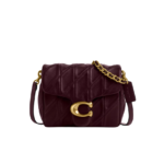 Coach Times Square Tabby Shoulder Bag With Quilting Merlot