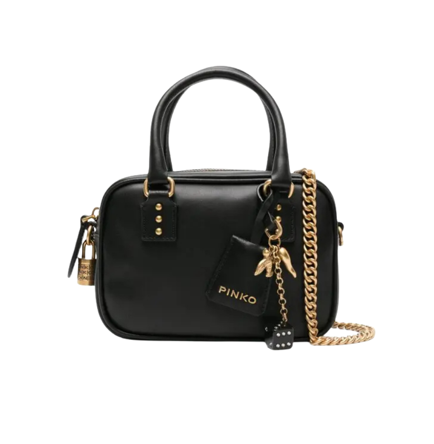 Pinko Mini Bowling Bag Black
