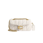 Tabby Shoulder Bag 20 With Quilting leather Chalk Gold