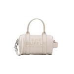 The Marc Jacobs Leather Mini Duffle Bag Cotton/Silver