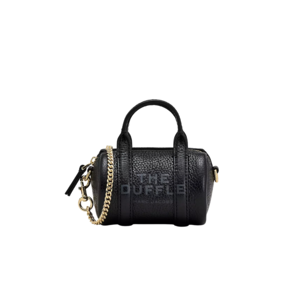 The Marc Jacobs Leather Nano Duffle Crossbody Black
