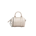 The Marc Jacobs Leather Nano Duffle Crossbody Cotton/Silver