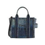 Marc Jacobs The Denim Printed Leather Crossbody Tote Bag