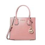 Michael Kors Mercer Medium Pebbled Leather Crossbody Bag PRIMROSE