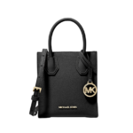 Michael Kors Mercer Extra-Small Pebbled Leather Crossbody Bag BLACK