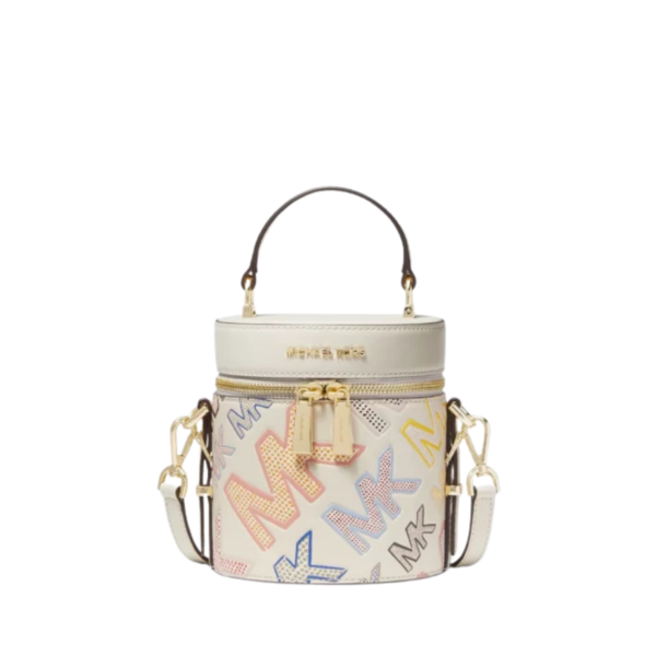 Michael Kors Bedford Travel Medium Satchel Bag in Soft Pink