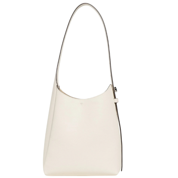 Tory Burch Small Romy Hobo Bag Light Cream