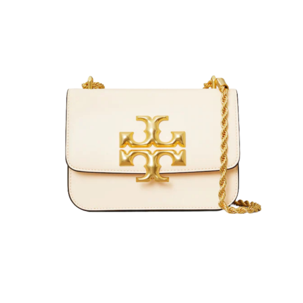 TORY BURCH SMALL ELEANOR LEATHER BAG New Cream