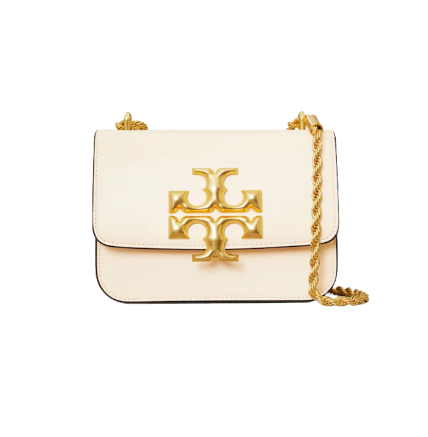 TORY BURCH SMALL ELEANOR LEATHER BAG New Cream