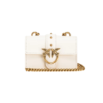 Micro Love Bag One Simply WHITE WHITE-ANTIQUE GOLD