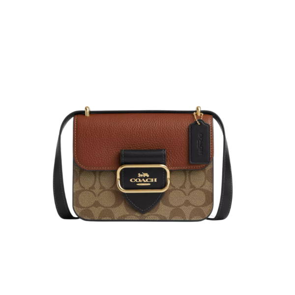 Coach Morgan Square Crossbody Bag In Colorblock Signature Canvas