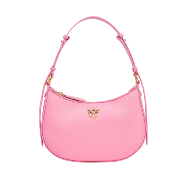 Mini Love Bag Half Moon Simply MARINE PINK-ANTIQUE GOLD