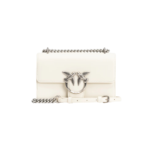 Mini Love Bag One Simply WHITE WHITE-ANTIQUE SILVER