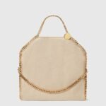 Stella McCartney Falabella Fold over tote bag Beige