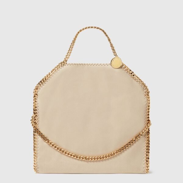 Stella McCartney Falabella Fold over tote bag Beige