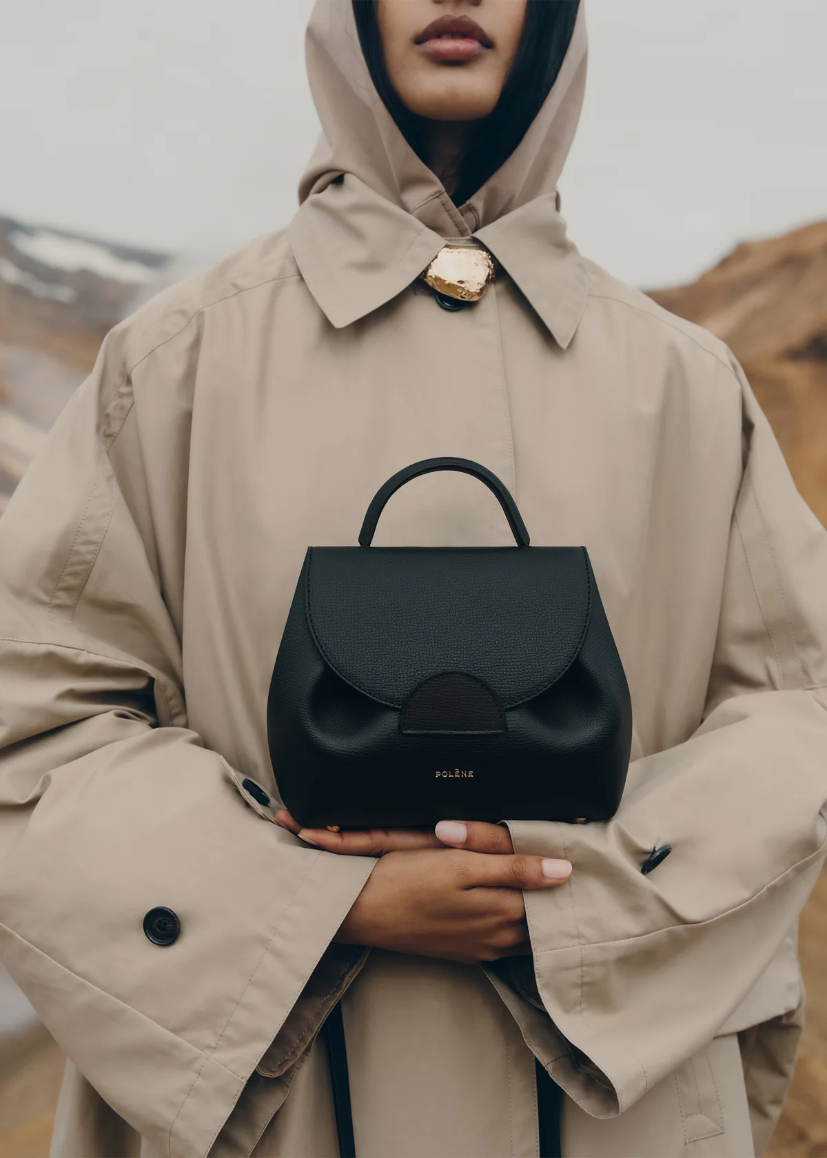 Polène Numéro Un Nano Edition Textured Black - Image 4