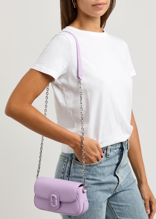 MARC JACOBS The Clover Shoulder Bag – Purple - Image 7