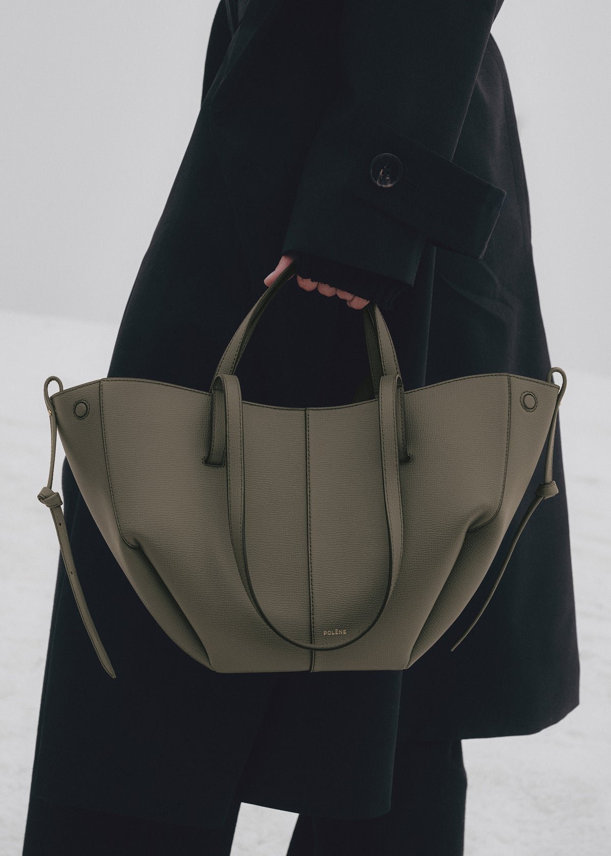 Polène Cyme Mini Edition Textured Smoky Green - Image 3