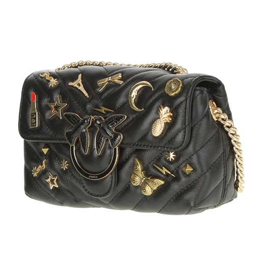 Pinko Love Mini Puff Bag - Black - Image 6