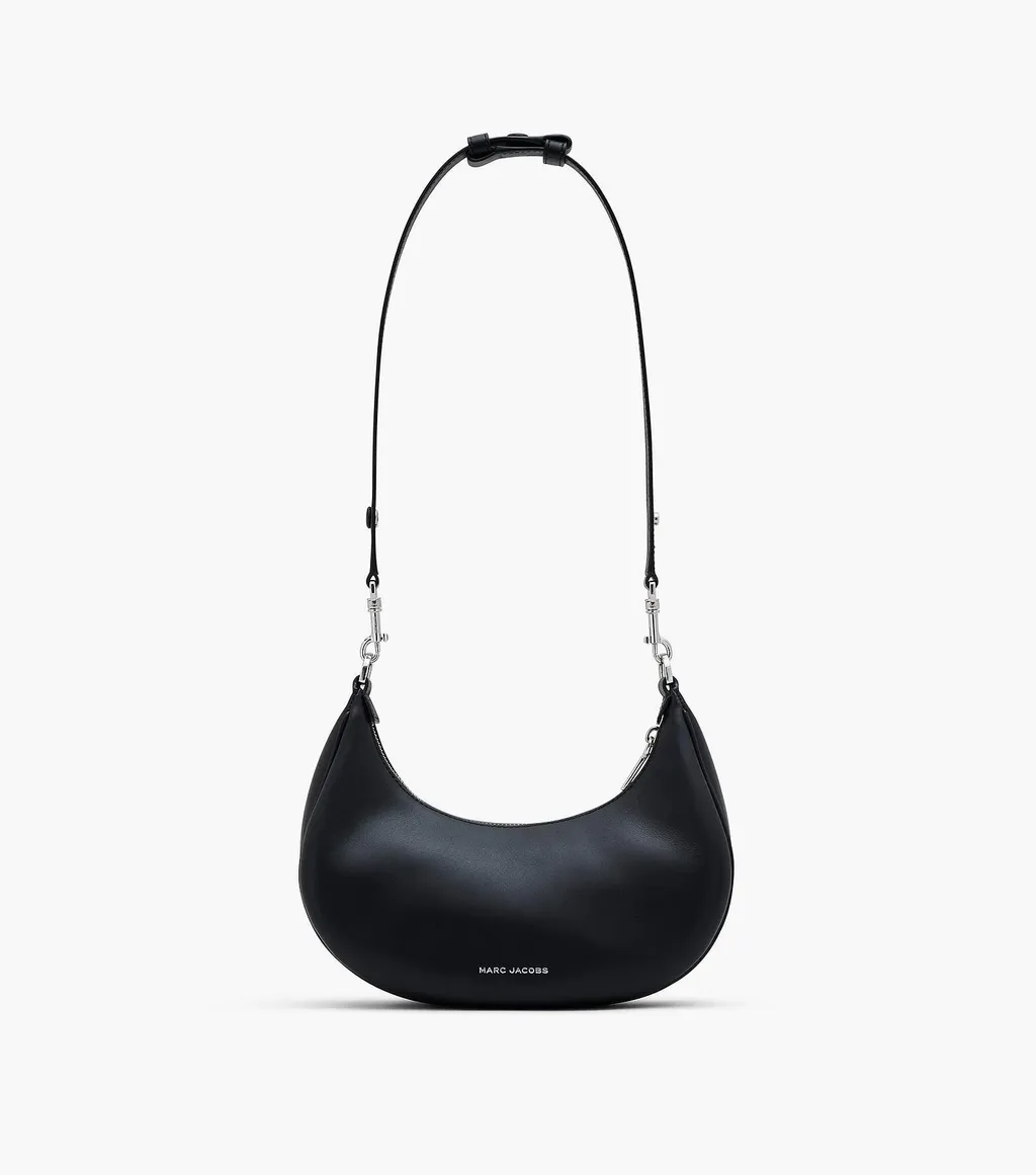 MARC JACOBS The Curve Leather Shoulder Bag - Black - Image 5