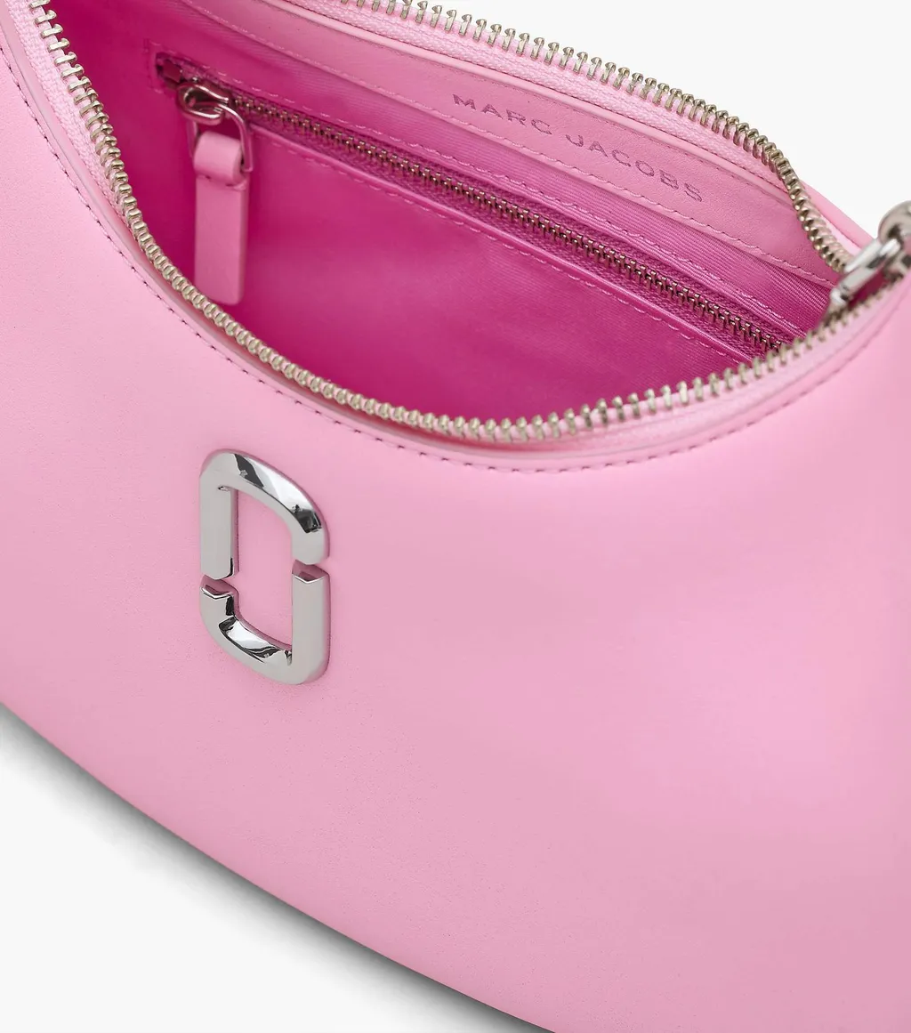 MARC JACOBS The Curve Leather Shoulder Bag - Pink - Image 5
