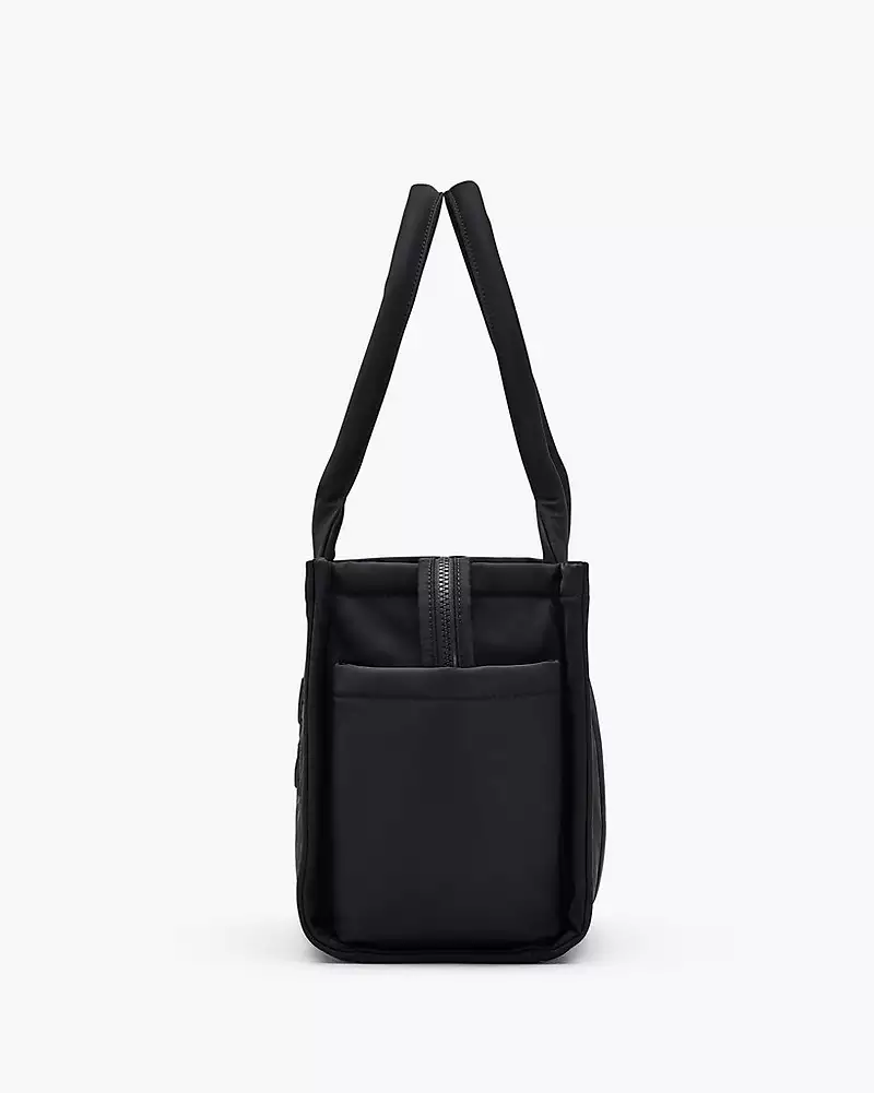 MARC JACOBS The Puffy Nylon Medium Tote Bag - Black - Image 3