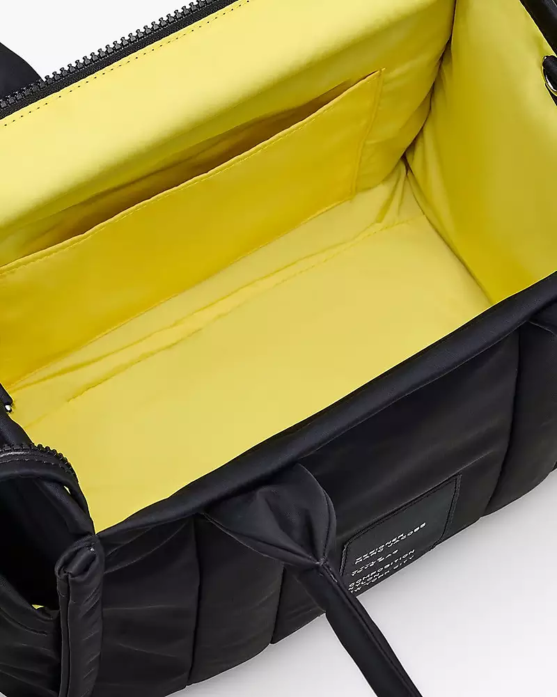 MARC JACOBS The Puffy Nylon Medium Tote Bag - Black - Image 4